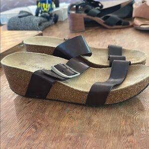 Eric Michael Brown Leather Mules